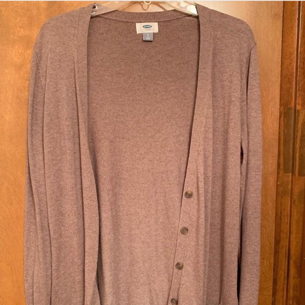 Brown cardigan